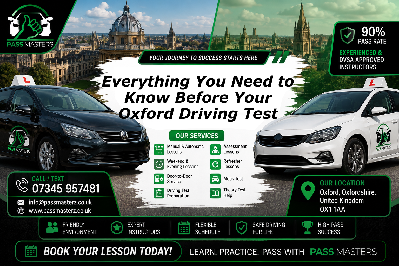 Everything You Need to Know Before Your Oxford Driving Test