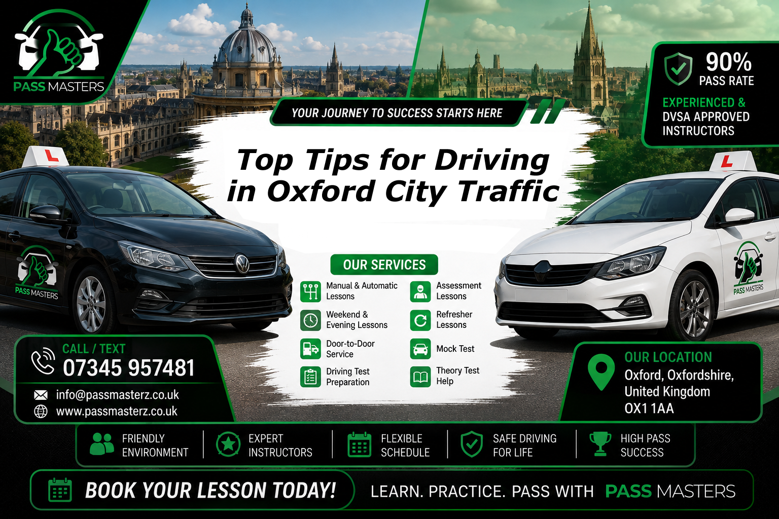 Top Tip for Driving in Oxford City Traffic