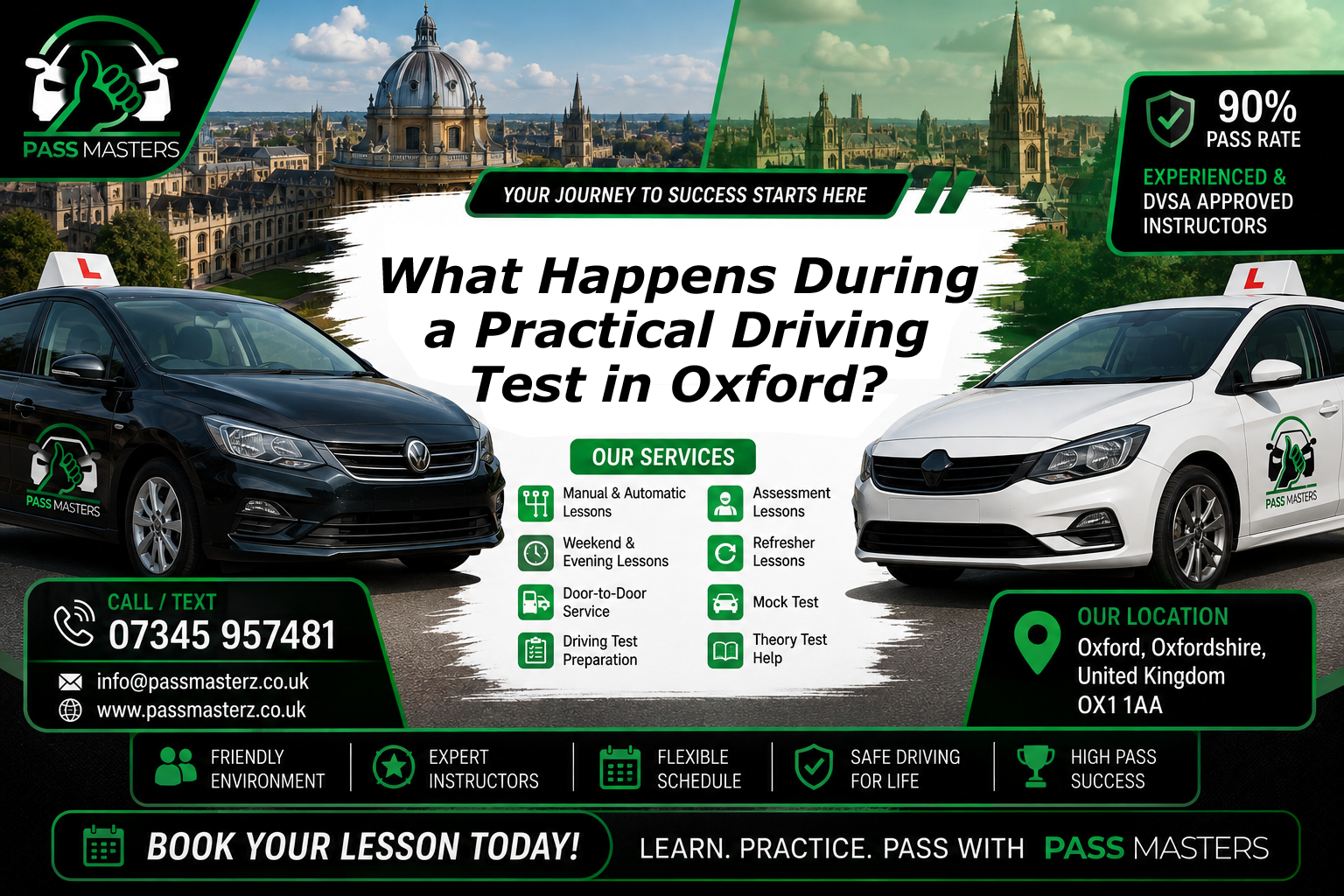 What Happens During a Practical Driving Test in Oxford